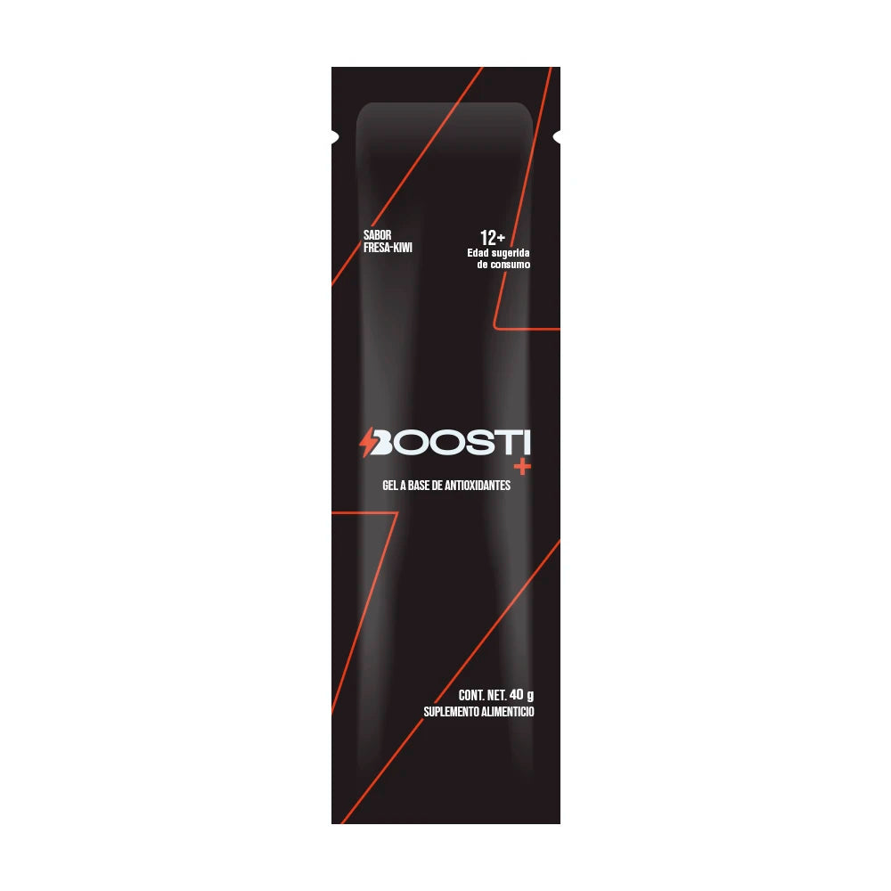 Boosti Plus Gel energético con antioxidantes y L-tirosina para entrenamiento de alta resistencia sobre