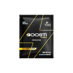 Proteína vegetal en polvo Boosti con 30 g por porción, zinc y fibra vegetal Sobre