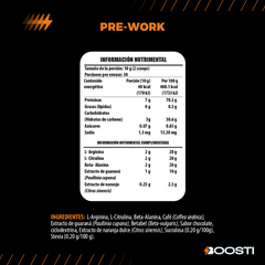 Boosti Pre-Work Sabor Café – Energía Natural Antes de Entrenar