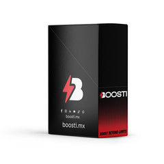 Caja Boosti Plus Gel energético con antioxidantes y L-tirosina para entrenamiento de alta resistencia